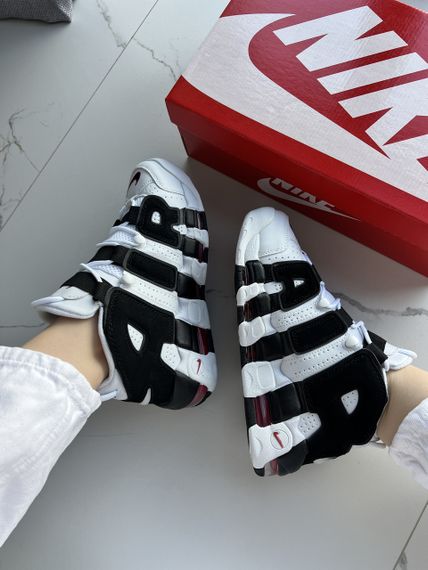 Кроссовки Air More Uptempo White Black, Вьетнам 44 | Зображення 8