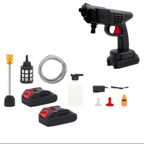 Безконтактне миття високого тиску для авто, Бездротовий водомет з 2 акумуляторами   знижка