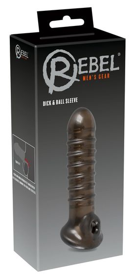 Насадка на член - Rebel Dick & Ball Sleeve Sex Aura | Зображення 7