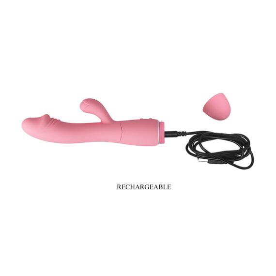Вібратор - Pretty Love Snappy Vibrator Light Pink Sex Aura | Зображення 7