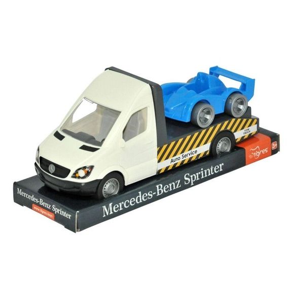 Машинка Tigres Mercedes Benz Sprinter евакуатор 39708 білий