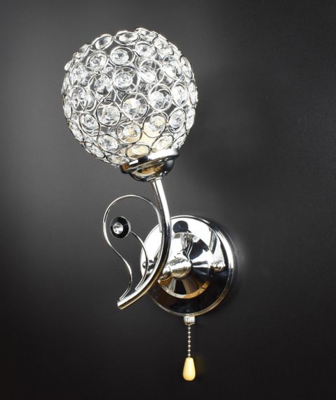 Бра настінна 26007 Хром 16х14х34 см.