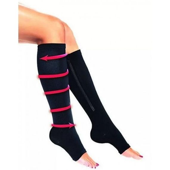 Компресійні гольфи Zip Sox, шкарпетки від варикозу | Зображення 2