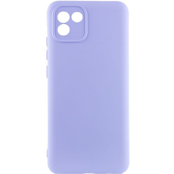 Чохол Silicone Cover Lakshmi Full Camera (A) для Samsung Galaxy A03, Фіолетовий
