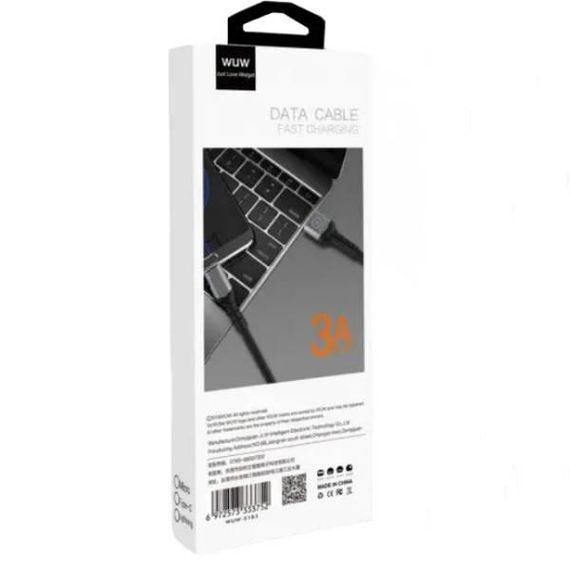 Кабель WUW X183 Type-C Сірий