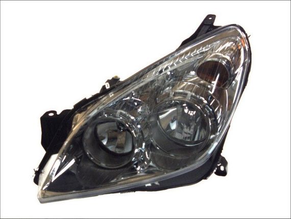 Фара Передняя Opel Astra H 2007-2014 Левая H7/H1, Хром. Рамка, Электро регулировка ., С моторочиком | Зображення 2
