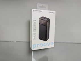 Павербанк Proove Illuminator 2 30000 mAh / Прув Иллюминатор 2, быстрая зарядка 22.5 W, черный