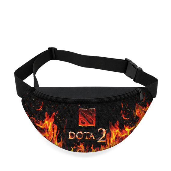 Дитяча сумка-бананка Dota 2 32х15 см на пояс або через плече (5836)