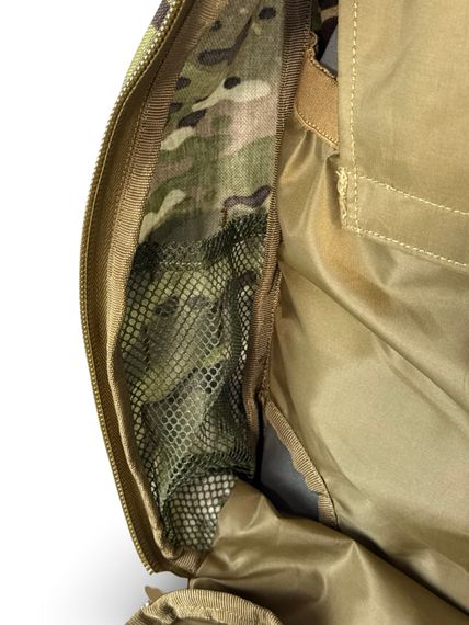 Рюкзак тактичний штурмовий з клапаном для шолома Warrior Spirit Мультикам | Зображення 6