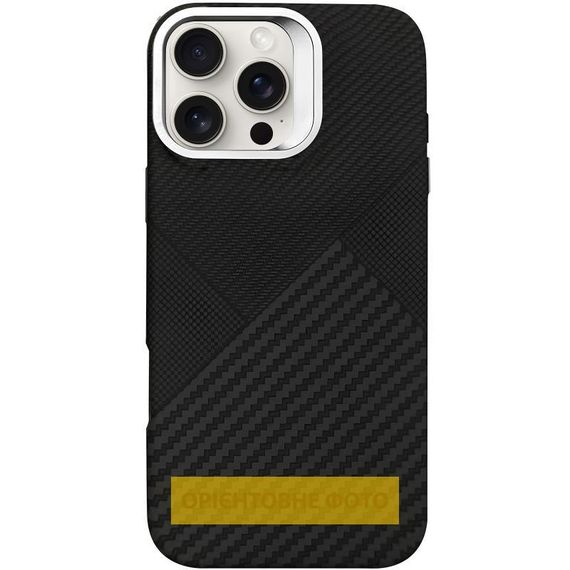 TPU чохол Pixel Craft with MagSafe для Apple iPhone 16 (6.1") Graphite Flow