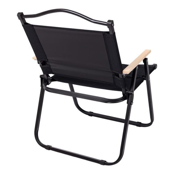 Крісло розкладне туристичне 46х54х75 см крісло складне для пікніка на природу Чорне | Зображення 3