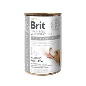 Вологий корм Brit Grain Free Veterinary Diets Joint and Mobility для дорослих собак для підтримки здоров я суглобів з оселед