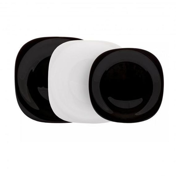 Столовый сервиз Luminarc Carine Black/White N1489, 18 предметов, на 6 персон | Зображення 7