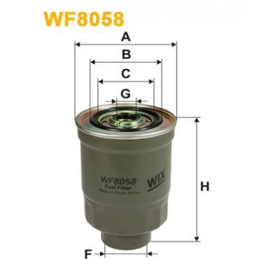 Фильтр топливный Wixfiltron WF8058