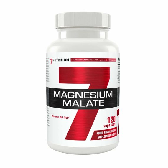 Магній 7 Nutrition Magnesium Malate 820 mg, 120caps