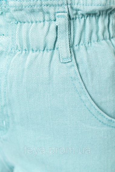 Модные женские джинсы однотонные сезон весна-лето цвет оливковый FG_00111 | Зображення 4