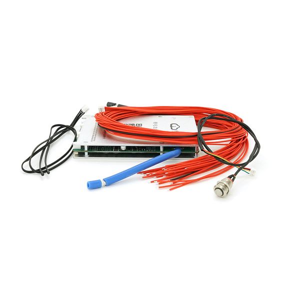 BMS плата JK-BD6A24S6P Li-Ion/LiFePo4/LTO 8S-24S, 60A, CAN/RS485, 1.53mΩ, Bluetooth, Ballance 0.6A + кнопка | Зображення 2