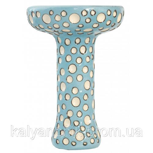 Чаша для кальяну ETNA Phunnel Dot Glaze Soft Blue