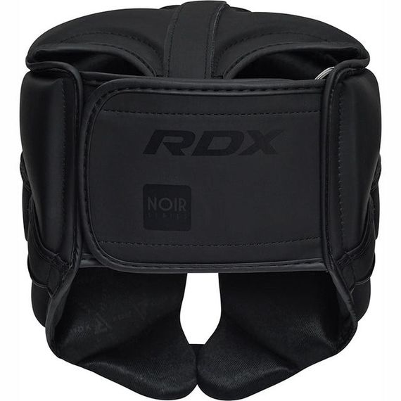 Боксерський шолом RDX T15 Noir Cheek Protector Matte Black  XL (капа у комплекті) | Зображення 3