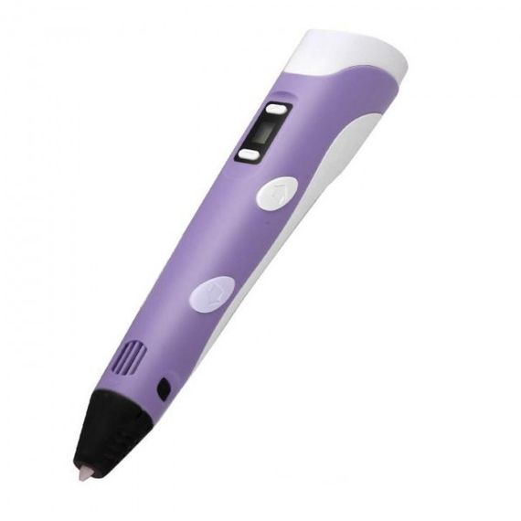 3D-ручка з LCD-дисплеєм Pen 2 3Д принтер для малювання ФІОЛІТОВА | Зображення 1