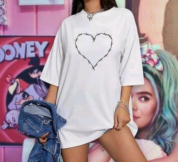 Футболка женская с принтом повседневная S Белая