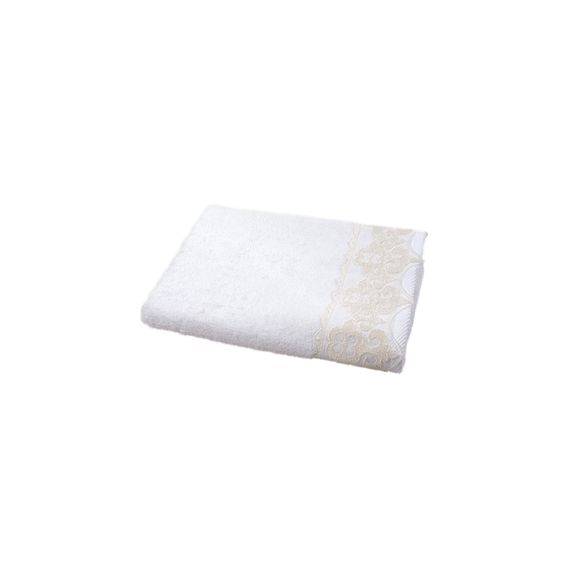 Рушник Maxstyle 10560 Туреччина 50*90 см  Бавовна + бамбук Білий