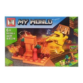 Конструктор для дітей Minecraft 44 деталей Ігровий набір конструктор Майнкрафт для дітей від 6 років