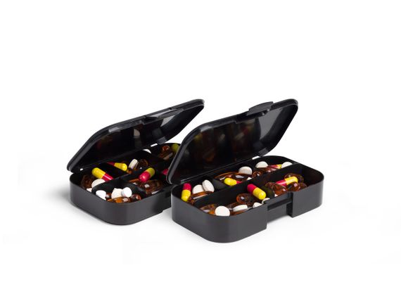 Таблетниця Smartshake Pillbox Organiser 2-pack Black | Зображення 2