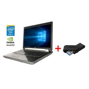 Мобильная рабочая станция HP EliteBook 8770w / 17.3" (1920x1080) TN / Intel Core i7-3740QM (4 (8) ядра по 2.7 - 3.7 GHz) / 16 GB DDR3 / 256 GB SSD / nVidia Quadro K3000M, 2 GB GDDR5, 256-bit / WebCam / DVD-ROM б/у + Подарок Флеш-накопитель Kingston 64GB
