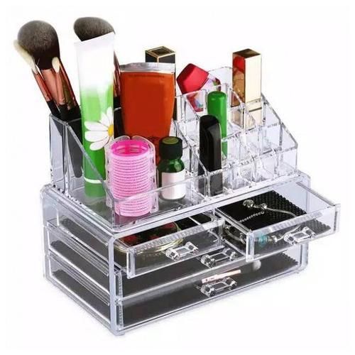 Органайзер для зберігання косметики 4DRAWER Акриловий прозорий настільний ящик - бокс для косметики та біжутерії | Зображення 2