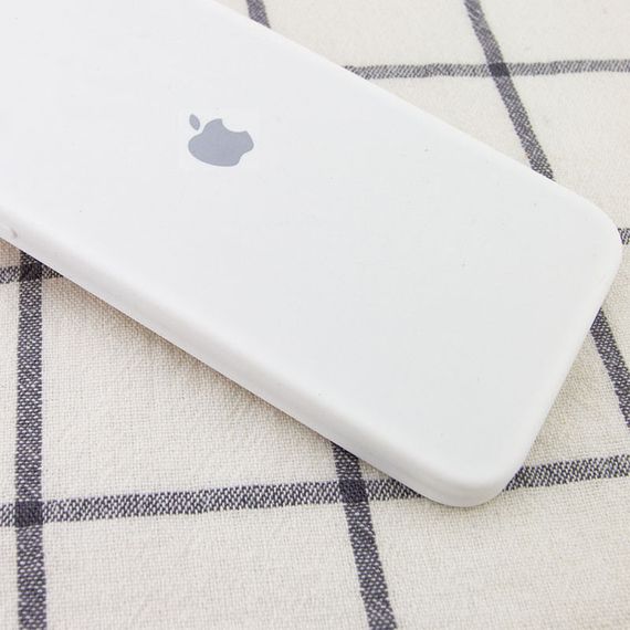 Чехол Silicone Case Square Full Camera Protective (AA) для Apple iPhone 11 (6.1") Білий / White | Зображення 2
