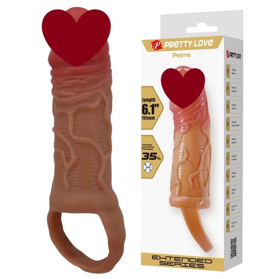 Насадка на член - Pretty Love Peirre Latin sexstyle