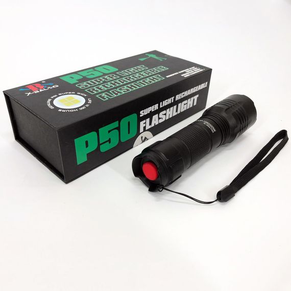 Мощный карманный фонарик Bailong BL-8900-P50 | Ручной фонарик led | Тактические фонари ZV-862 для охоты | Зображення 3