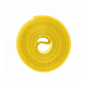 Багатофункціональна стрічка Bradas Т рулон на липучці, 12 мм х 2 м, жовта (HLT1202/YL)