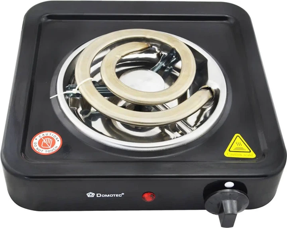 Электроплита портативная Domotec MS-5531 1000W спиральная | Зображення 3