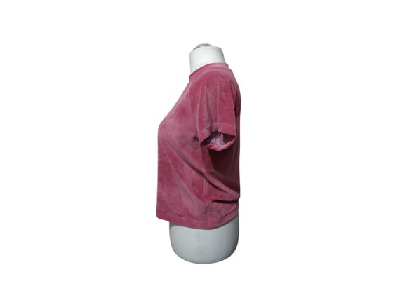 Жіноча Велюрова піжама футболка штани фрезовий оксамитовий домашній костюм 64 | Зображення 4