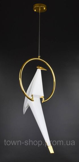 Люстра потолочная LED AS145/1-k Золото 80-160х35х35 см. | Зображення 5