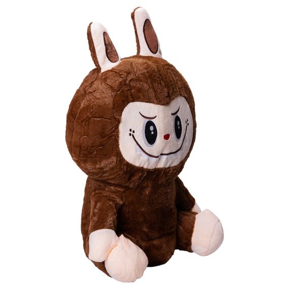 М'яка іграшка-плед, подушка 3 в 1 Лабубу 50 см Коричневий ТМ COLORFUL HOME LAB2BR | Зображення 6