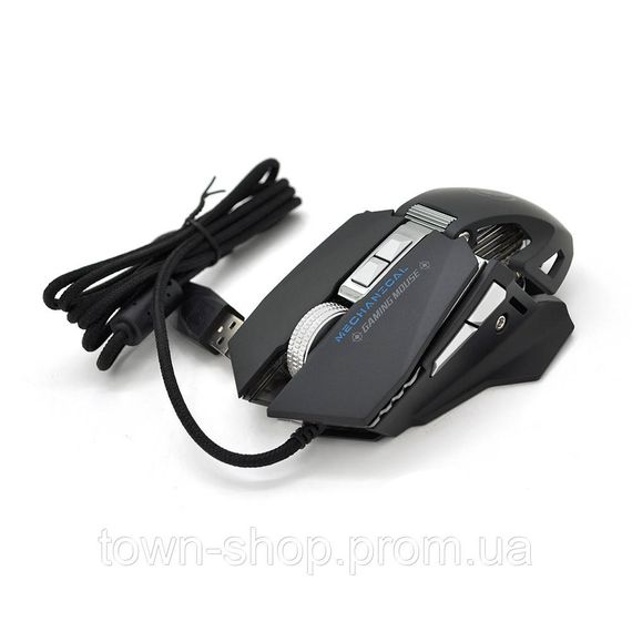 Мышь проводная iMICE T96, 7 кнопок, 1000/1600/2400/3200/4800/7200  DPI, Led Lighting, 1,8м, Windows
