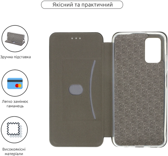 Чохол-книжка Samsung A03S Чорний G-Case Ranger | Зображення 2