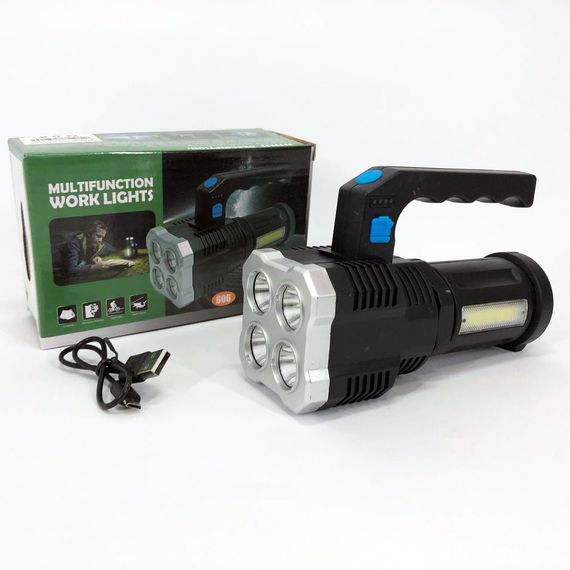 Яскравий ліхтарик BL-X510-4LED+COB Якісний ліхтарик Потужний CW-239 ручний ліхтарик | Зображення 9
