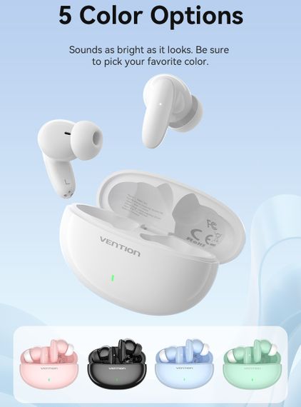 Навушники TWS Vention Elf Earbuds E01 Blue