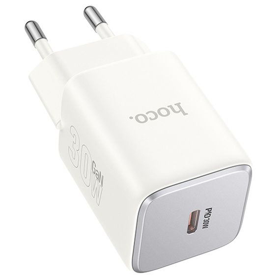 МЗП Hoco N43 Vista PD30W (1USB-C) Moonlight white | Зображення 1