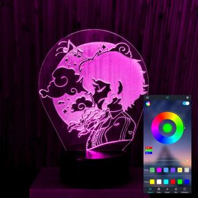 Акриловый светильник-ночник управление с телефона Genshin tty-n000408