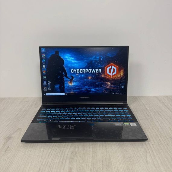 Ігровий ноутбук CyberPower Tracer IV GK5MR00 / 15,6" (1920x1080) IPS / Intel Core i5-10300H (4 (8) ядра по 2,5 - 4,5 ГГц) / 16 ГБ DDR4 / 512 ГБ SSD M.2 / nVidia GeForce RTX 2060, 6 ГБ GDDR6, 192-біт / Веб-камера б/в | Зображення 1