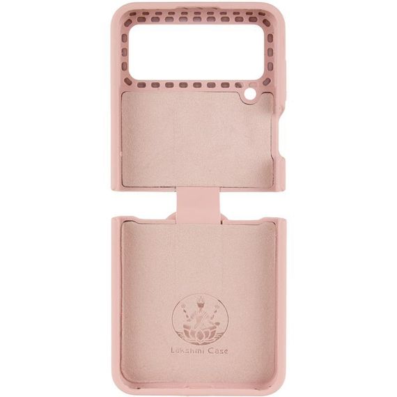Чохол Foldables Silicone Cover Lakshmi (AAA) для Samsung Galaxy Z Flip4 Білий / White Рожевий / Pink Sand | Зображення 2