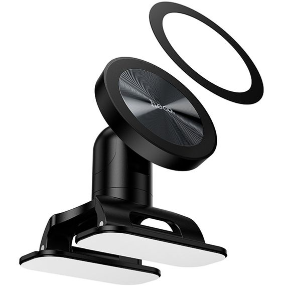 Автотримач Hoco H97 Eminent pull clip (center console) Black | Зображення 4