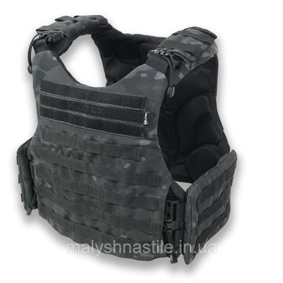 Бронежилет Militex Modular X-1 (Збільшена площа захисту) Black multicam | Зображення 2