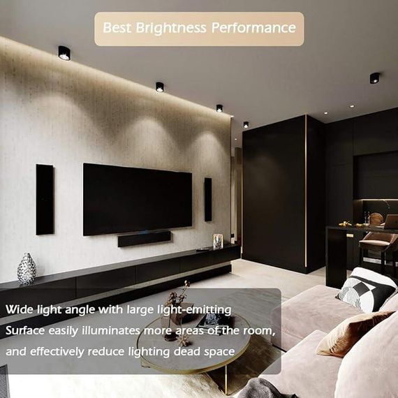 Накладний стельовий світильник Теплий білий 3000K 400LM Стельовий світильник Прожектори для вітальні, передпокою | Зображення 3