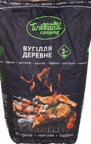 Вугілля деревне для мангалу 3,0кг МАНГАЛИ